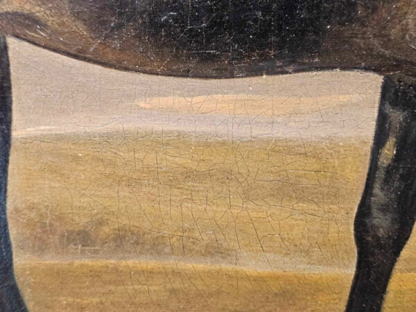 William Barraud (1810 - 1850) Attributed A Dark Bay Hunter in Landscape Portrait - Image 17