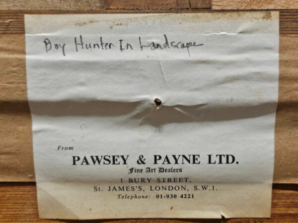 William Barraud (1810 - 1850) Attributed A Dark Bay Hunter in Landscape Portrait - Image 21