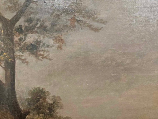 William Barraud (1810 - 1850) Attributed A Dark Bay Hunter in Landscape Portrait - Image 6
