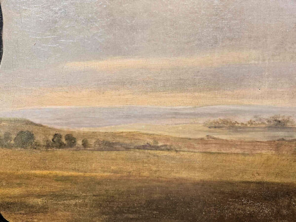 William Barraud (1810 - 1850) Attributed A Dark Bay Hunter in Landscape Portrait - Image 10