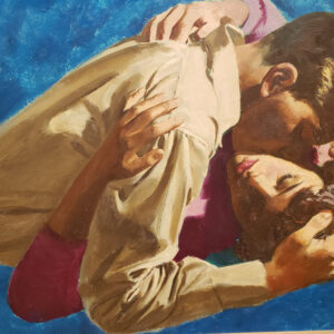 Al Charles Parker (1906 - 1985) "The Hero" Oil on Board.
