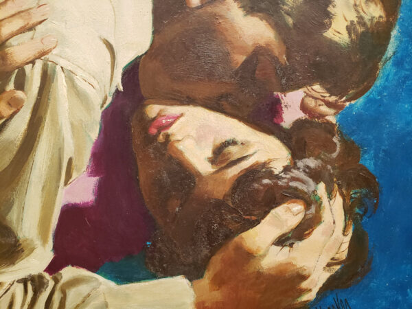 Al Charles Parker (1906 - 1985) "The Hero" Oil on Board. - Image 5