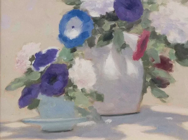 Previous Item #AT-0465   "Floral with Two Vases" Oil on Canvas by Andre Gisson (1921 - 2003) - Image 5