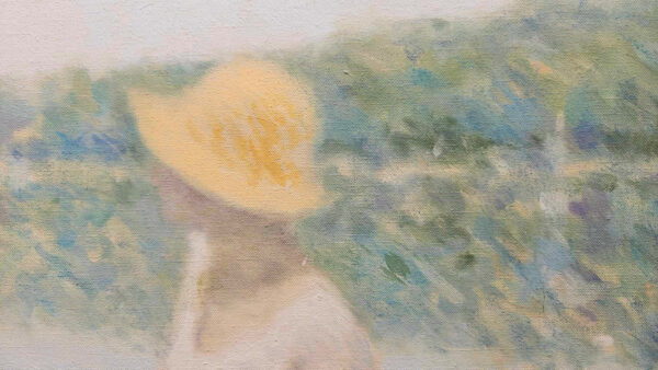 "Summer Sun in the Boat" Oil on Canvas by Andre Gisson (1921 - 2003) - Image 7