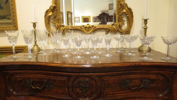Baccarat Burgos Pattern Stemware Set for Eight