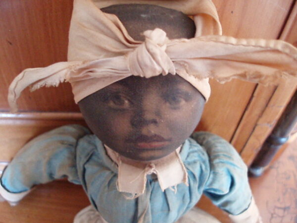 Rare Black Litho Cloth Aunt Jemima Rag Doll Circa 1900 - Image 4