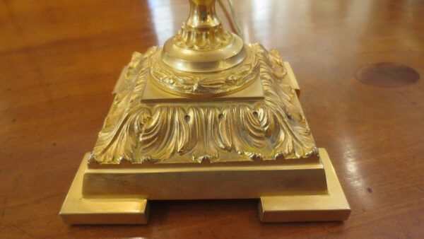 Pair Crystal Martin Benito Neapolitan Gilt Bronze Lamps - Image 11