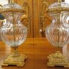 Pair Crystal Martin Benito Neapolitan Gilt Bronze Lamps - Image 2