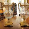 Pair Crystal Martin Benito Neapolitan Gilt Bronze Lamps - Image 3