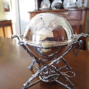 Fenton Brothers LTD. Silver Egg Coddler Sheffield England. Circa 1880's.