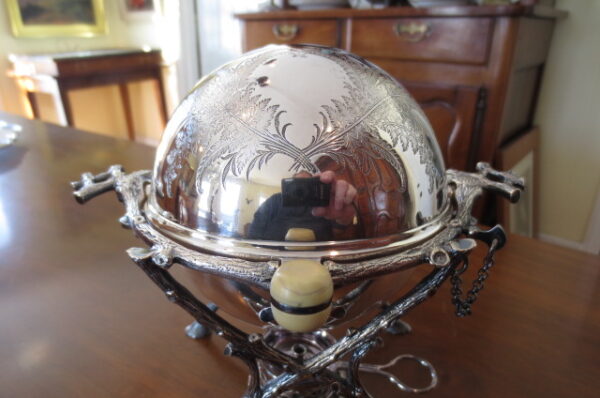 Fenton Brothers LTD. Silver Egg Coddler Sheffield England. Circa 1880's. - Image 2