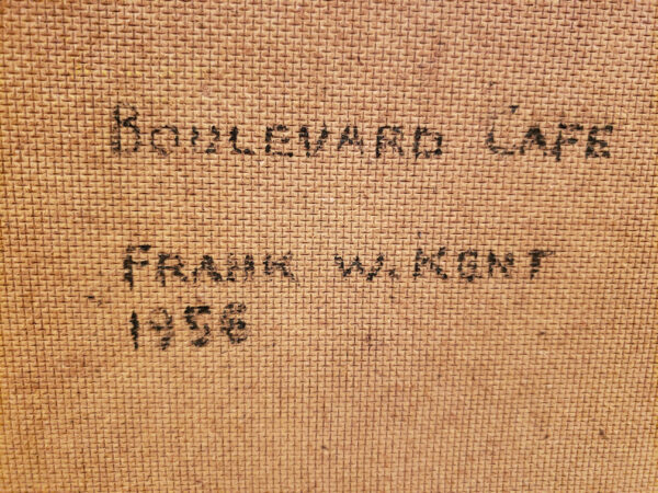 “Boulevard Café” by Frank Ward Kent (1912 - 1977) - Image 15