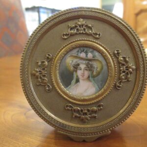 French Bronze Portrait Box Circa 1890