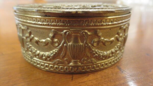 French Bronze Portrait Box Circa 1890 - Image 8