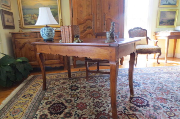Late 18th Century French Petite Desk in Solid Cherry. - Image 2
