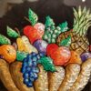 "Bowl of Fruit" Reverse Painted on Glass by Milton Bond (1918 - 2010) - Image 6
