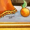 "Bowl of Fruit" Reverse Painted on Glass by Milton Bond (1918 - 2010) - Image 8