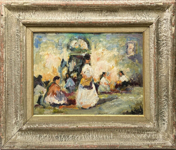"Street Venders" by John Cordich (1898-1972) - Image 2