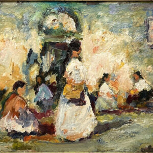 "Street Venders" by John Cordich (1898-1972)