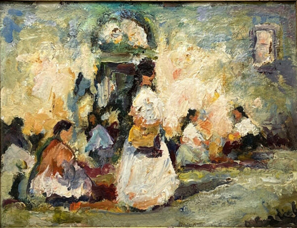 "Street Venders" by John Cordich (1898-1972)