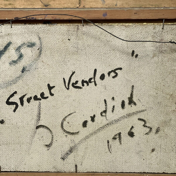 "Street Venders" by John Cordich (1898-1972) - Image 14