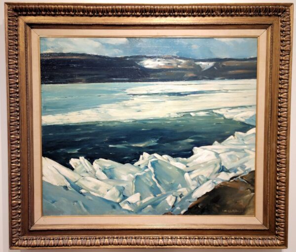 "Winter" Oil on Canvas by Justus Pfeiffen (1889 - 1937)