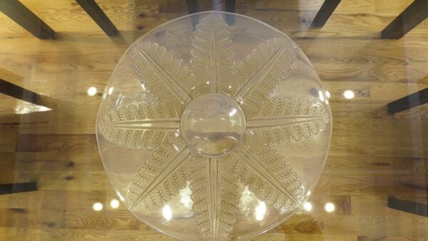 A Large Rene Lalique Felix Bowl and Charger Under Plate Circa 1926 - Image 7