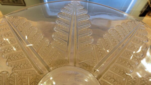 A Large Rene Lalique Felix Bowl and Charger Under Plate Circa 1926 - Image 8