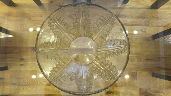 A Large Rene Lalique Felix Bowl and Charger Under Plate Circa 1926 - Image 5