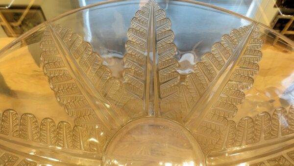 A Large Rene Lalique Felix Bowl and Charger Under Plate Circa 1926 - Image 6