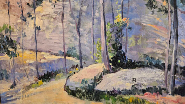 Leon Dabo, NA(1864-1960) "Upstate New York, 1941" Oil on Canvas - Image 10