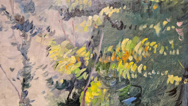 Leon Dabo, NA(1864-1960) "Upstate New York, 1941" Oil on Canvas - Image 11