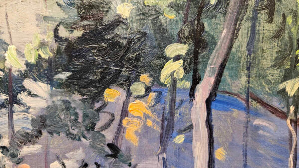 Leon Dabo, NA(1864-1960) "Upstate New York, 1941" Oil on Canvas - Image 14