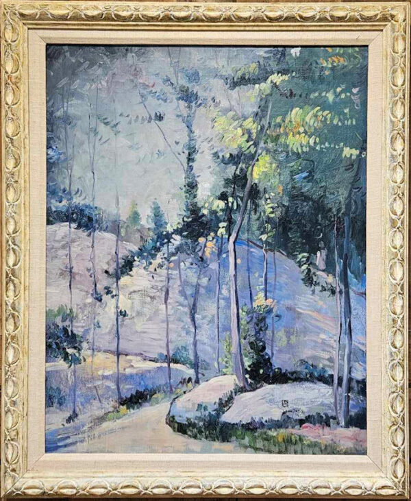 Leon Dabo, NA(1864-1960) "Upstate New York, 1941" Oil on Canvas - Image 2