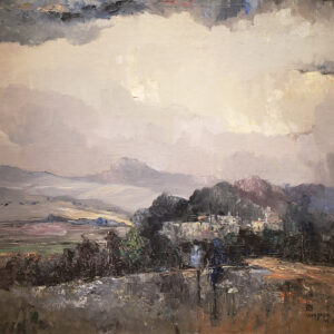 "Landscape, 1942" by Leon Dabo, NA(1864-1960)