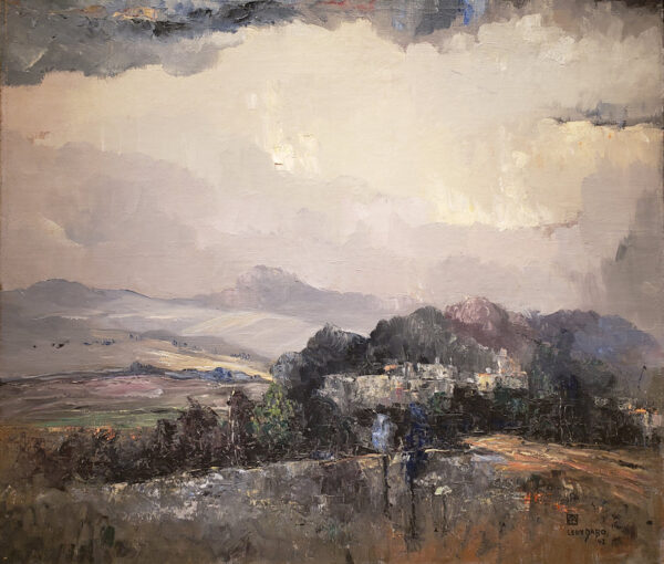 "Landscape, 1942" by Leon Dabo, NA(1864-1960)