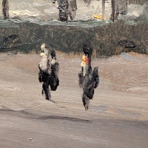 "Tour Saint-Jacques, Paris." Oil on Board by Leon Dabo, NA(1864-1960) - Image 7