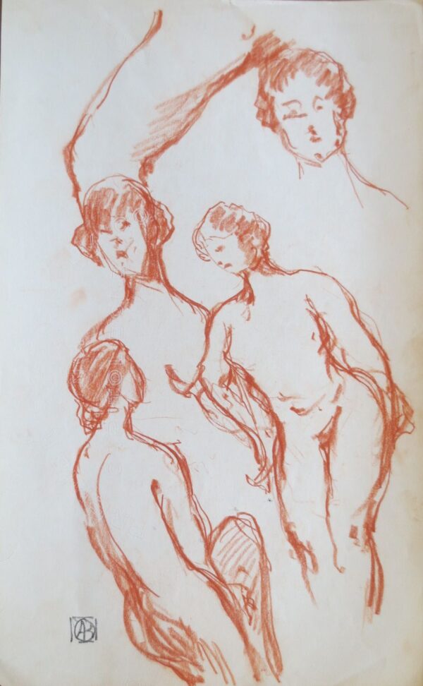 Leon Dabo Drawings Unframed - Image 4