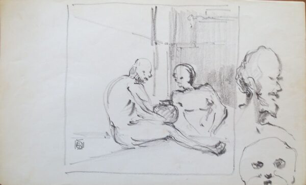 Leon Dabo Drawings Unframed - Image 8
