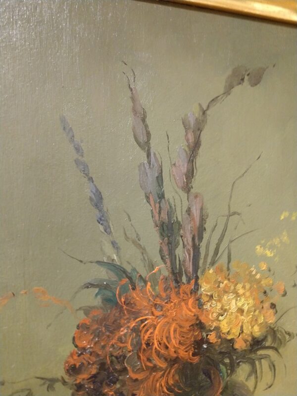 "Flowers in Green Vase, 1930" by Leon Dabo, NA(1864-1960) - Image 7
