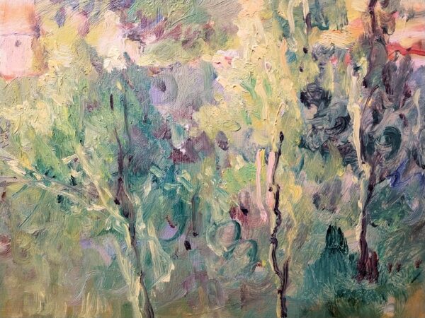 "Villa Saint Tropez, 1952" Oil on Board by Leon Dabo, NA(1864-1960) - Image 11