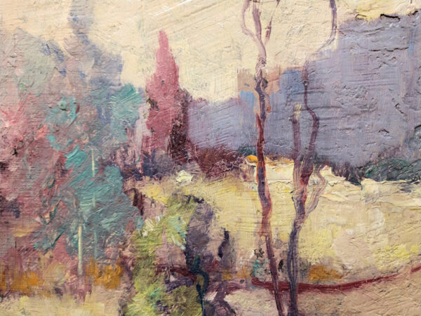 "Village de Montagne" by Leon Dabo, NA(1864-1960) - Image 10