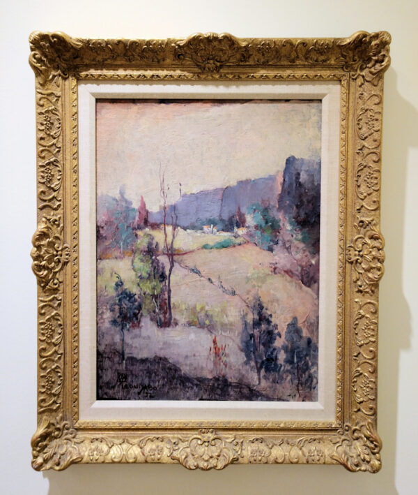 "Village de Montagne" by Leon Dabo, NA(1864-1960) - Image 2