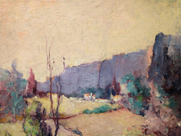"Village de Montagne" by Leon Dabo, NA(1864-1960) - Image 5