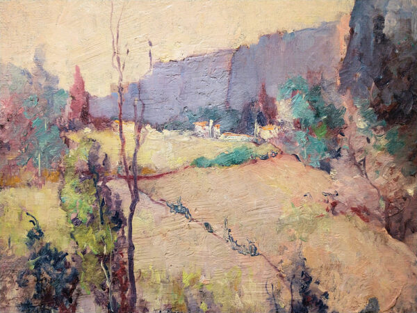 "Village de Montagne" by Leon Dabo, NA(1864-1960) - Image 6