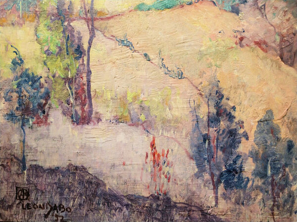 "Village de Montagne" by Leon Dabo, NA(1864-1960) - Image 7