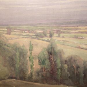 "Woodstock New York 1890's" Oil on Canvas by Leon Dabo, NA(1864-1960)