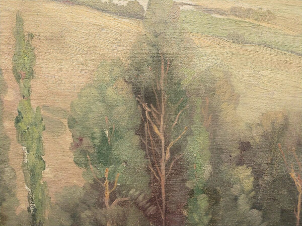 "Woodstock New York 1890's" Oil on Canvas by Leon Dabo, NA(1864-1960) - Image 7