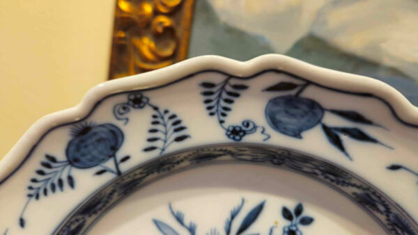 Rare Meissen Blue Onion Marcolini Plates - Image 5