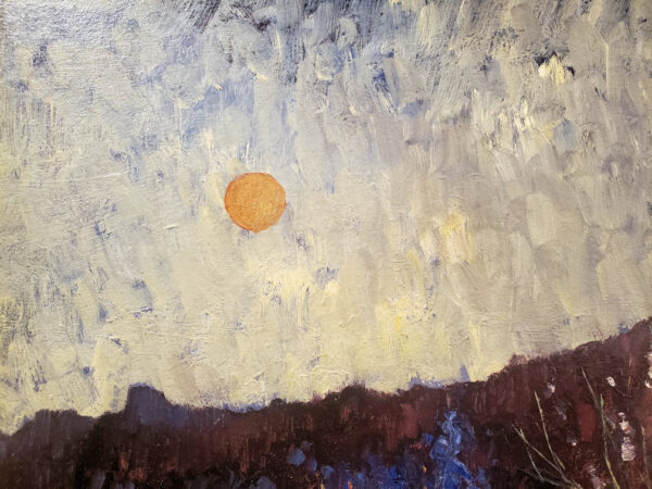 "Orange Sun over Dark Landscape, 1945" by Leon Dabo, NA(1864-1960) - Image 5